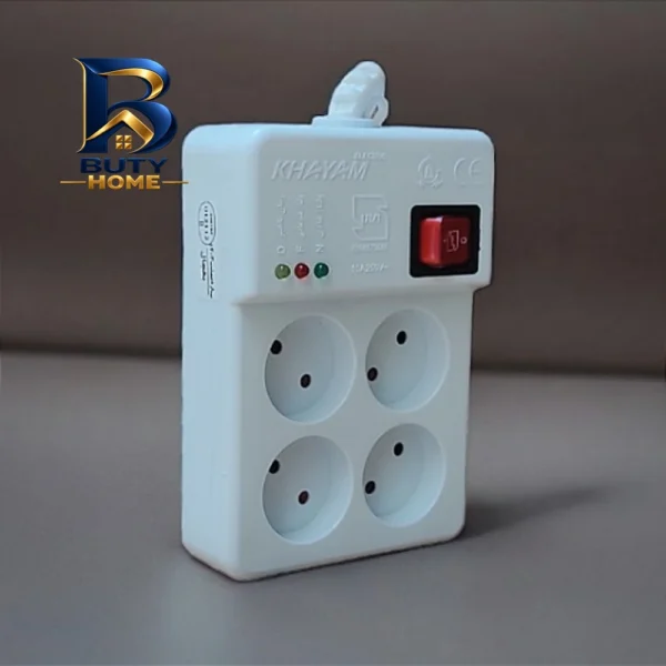 محافظ ولتاژ خیام الکتریک مدل چهارپریز با کیفیت