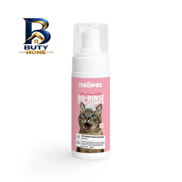 فوم گربه نئوپت مدل No-Rinse Foam Cleanser بدون نیاز به آبکشی حجم 150 میلی لیتر