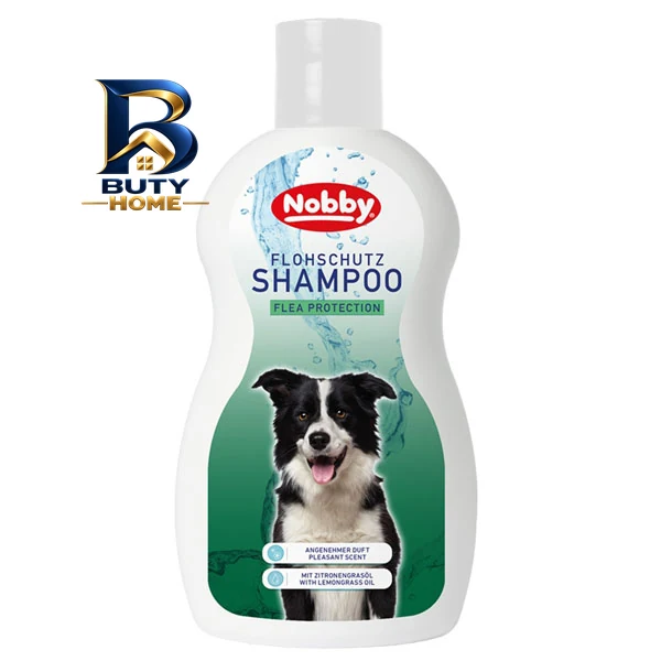 شامپو ضد کک و کنه سگ نوبی مدل FLEA PROTECTION با حجم 300 میلی لیتر