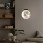 چراغ آویز مدل کره ماه با کد 30