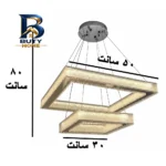 لوستر ۱ شعله مدل مدرن با طراحی زیبا