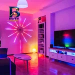 چراغ تزئینی دیواری RGB-Smart با طرح آتش بازی