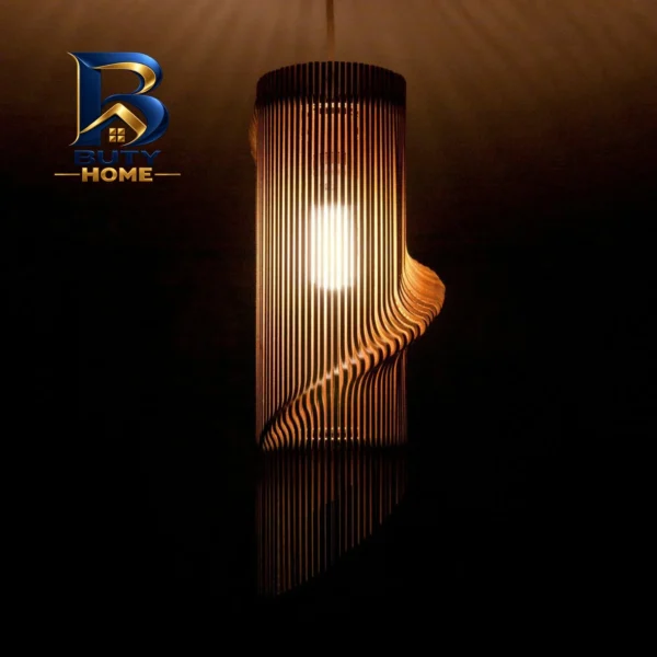 چراغ آویز مدل چوبی کد L۴ اصل