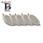 پنل ال ای دی ۷ وات تکنوتل مدل TR۹۸۰۷ بسته ۵ عددی اصل