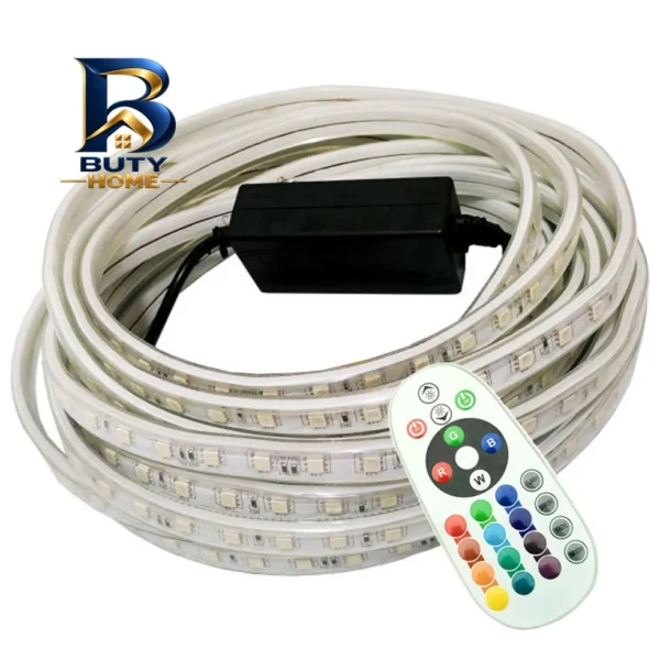 ریسه ال ای دی شلنگی RGB با طول ۳ متر و ریموت