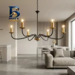 لوستر 6 شعله شاهان تک مدل ASA..B.G
