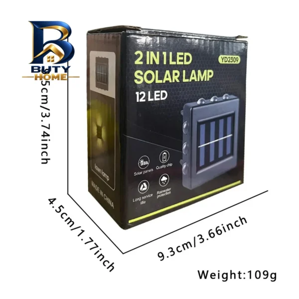 چراغ خورشیدی سولار مدل YD-۲۳۰۹-LED-۱۲ اصل