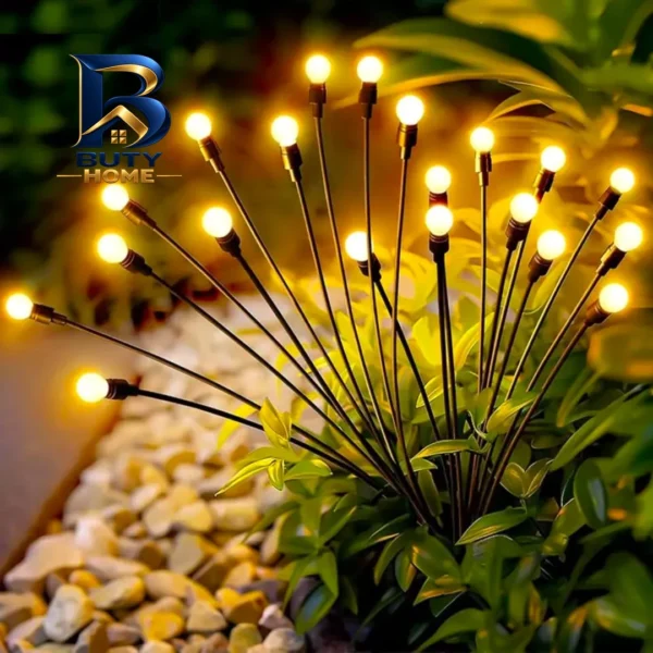 چراغ پارکی سولونیکس مدل گل شب تاب ۱۰ مجموعه ۶ عددی