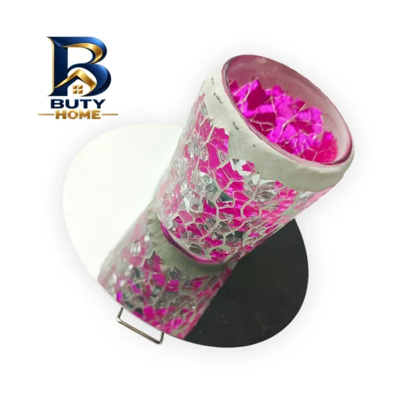قاب چراغ هالوژن مدل دکوراتیو طرح کریستال پایه G۴ کد G۱۶ بسته ۲ عددی اصل