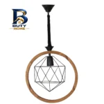 چراغ آویز تک شعله مدل شاهان WOOD 6