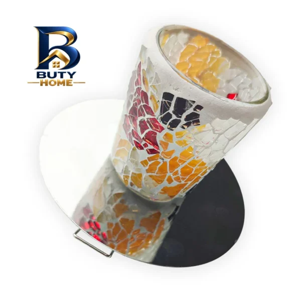 قاب چراغ هالوژن مدل دکوراتیو طرح کریستال پایه G۴ کد G۱۷ بسته ۲ عددی اصل