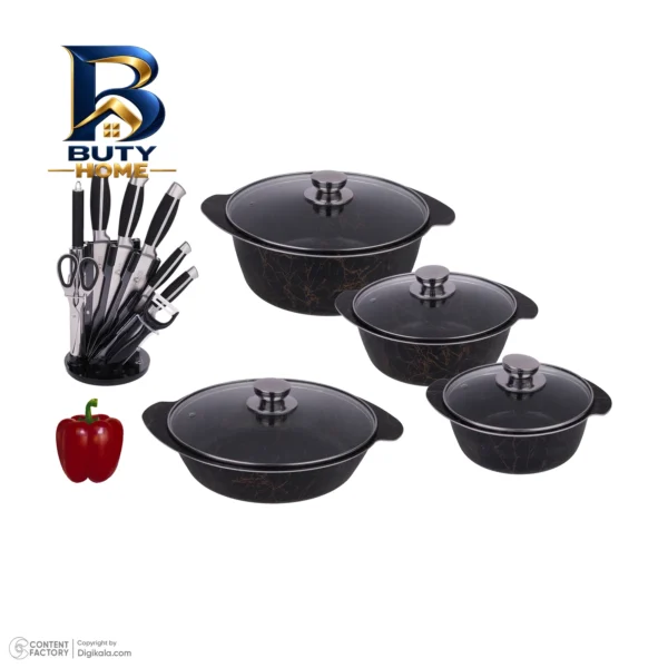 سرویس پخت و پز ۱۹ پارچه وی آی پی شف مدل Heat resistant