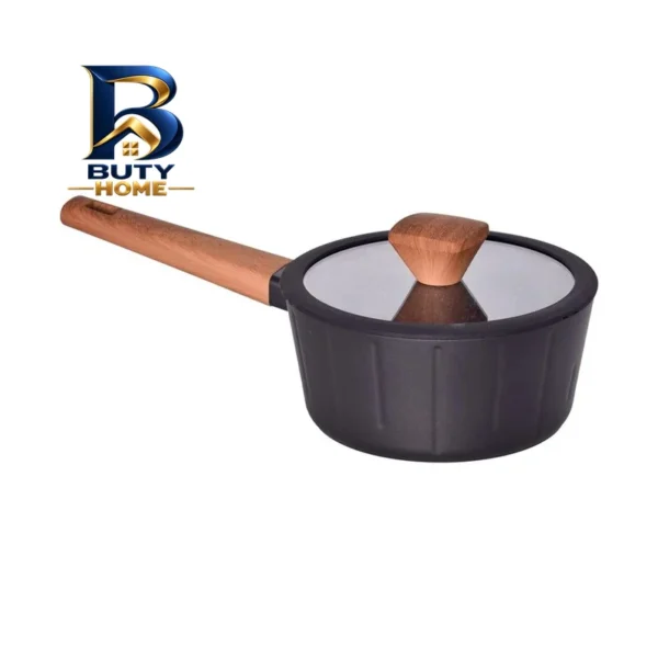 سرویس قابلمه و تابه گرانیتی ۱۲ پارچه گری پن مدل دسته چوبی