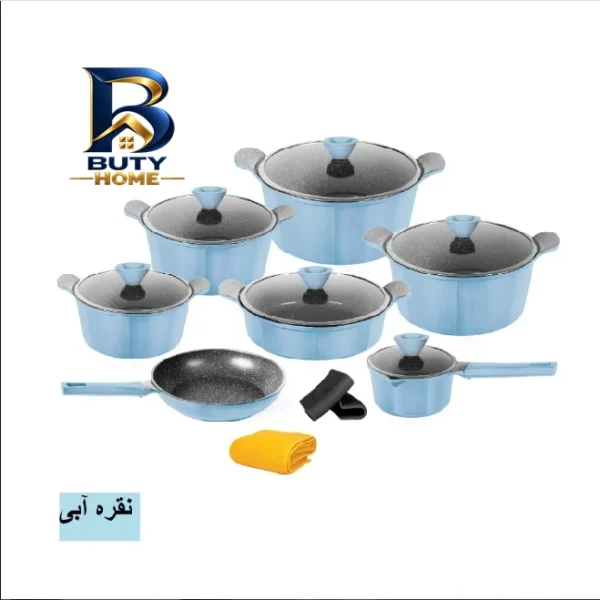 سرویس پخت و پز بایوگرانیتی ۱۶ پارچه کاندید مدل اسکار