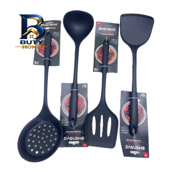 سرویس ملاقه و کفگیر 4 پارچه شنگیا مدل مدرن کد 20-460