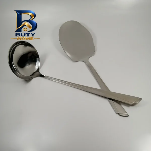 سرویس ملاقه و کفگیر 2 پارچه مدل ویکتوریا