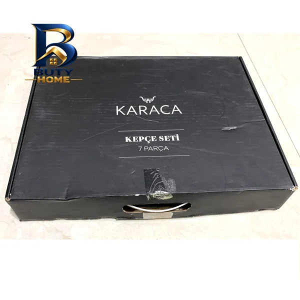 سرویس ملاقه و کفگیر 7 پارچه کاراجا مدل Sungate
