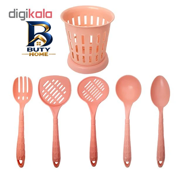 سرویس ملاقه و کفگیر 6 پارچه ایو استایل کد 6671
