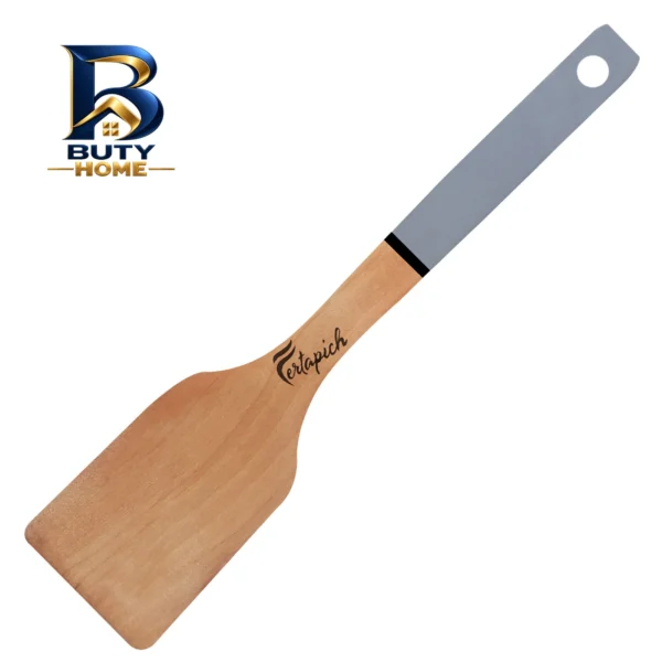 سرویس ملاقه و کفگیر ۲ پارچه فرتاپیچ مدل چوبی کد 030