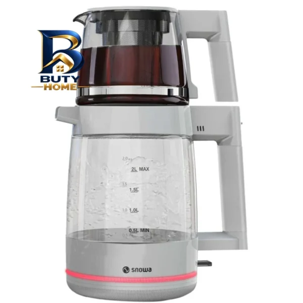 چای ساز روی هم اسنوا مدل STM-G۱۸۰۰WE کد P-۰۰۱۰ اصل