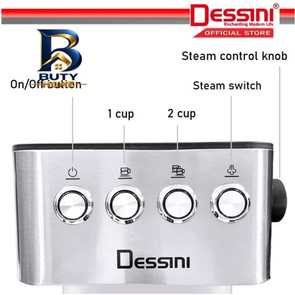 اسپرسو ساز 1.5 لیتری مدل 5302 برند دسینی