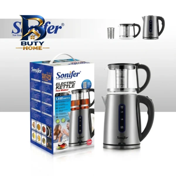 چای ساز روی هم سونیفر مدل SF-۲۱۱۸ اصل
