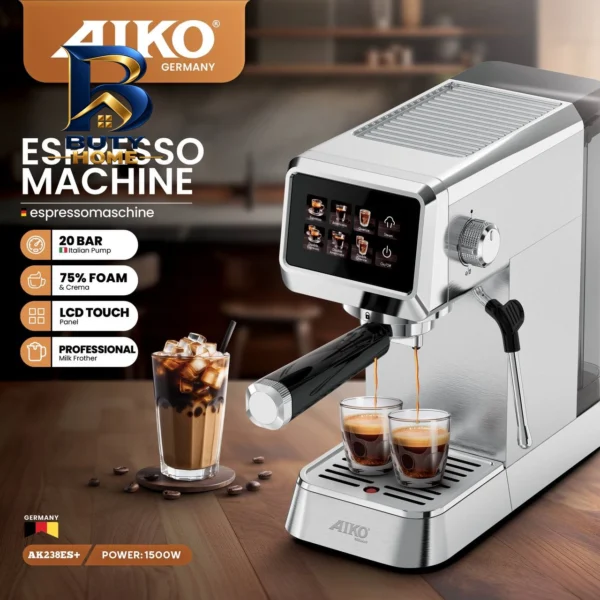 اسپرسو ساز 1200 میلی لیتر مدل 238plus آیکو