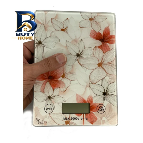 ترازو آشپزخانه دیجیتال مدل KITCHEN SCALE SH-S حداکثر ظرفیت قابل اندازه گیری ۵ کیلوگرم با دقت ۱ گرم اصل