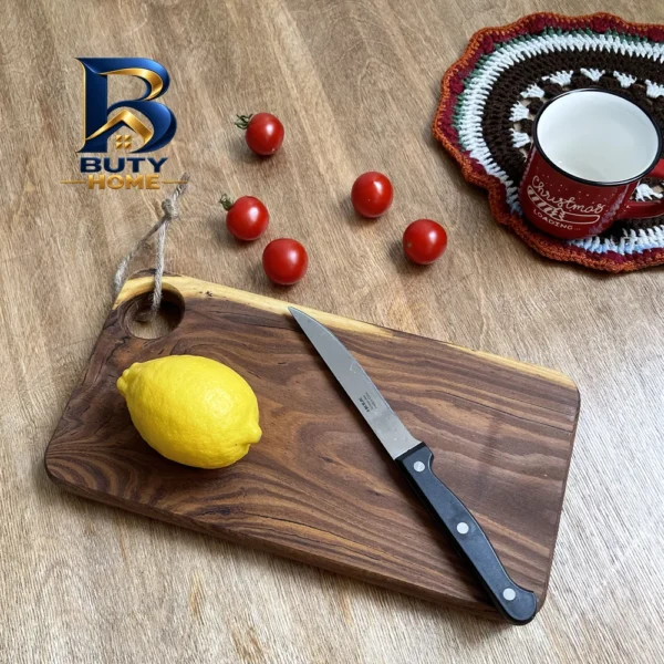 تخته برش چوب گلچین مدل سنجد مستطیل