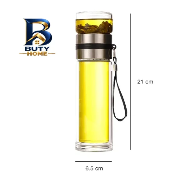 فلاسک دمنوش ساز سفری مدل Double F
