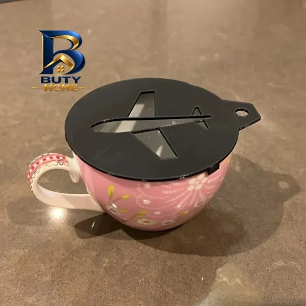 شابلون قهوه مدل هواپیما با طراحی خاص