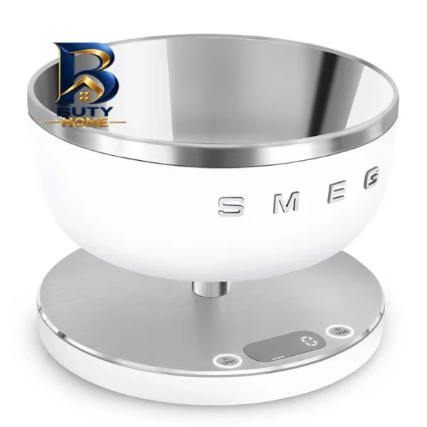 ترازو آشپزخانه دیجیتال اسمگ مدل SMEG KSC۰۱ حداکثر ظرفیت قابل اندازه گیری ۵ کیلوگرم با دقت ۱ گرم اصل