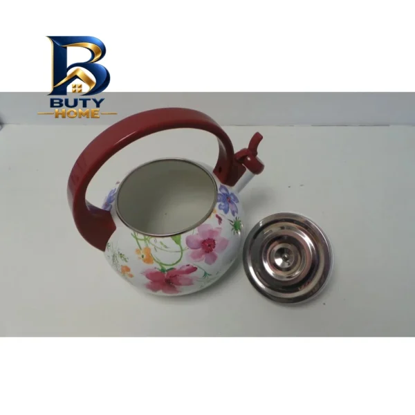 کتری مدل دسته دار طرح گل اصل