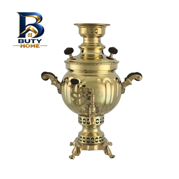 سماور زغالی عبدی مدل صدف با گنجایش 2.5 لیتر