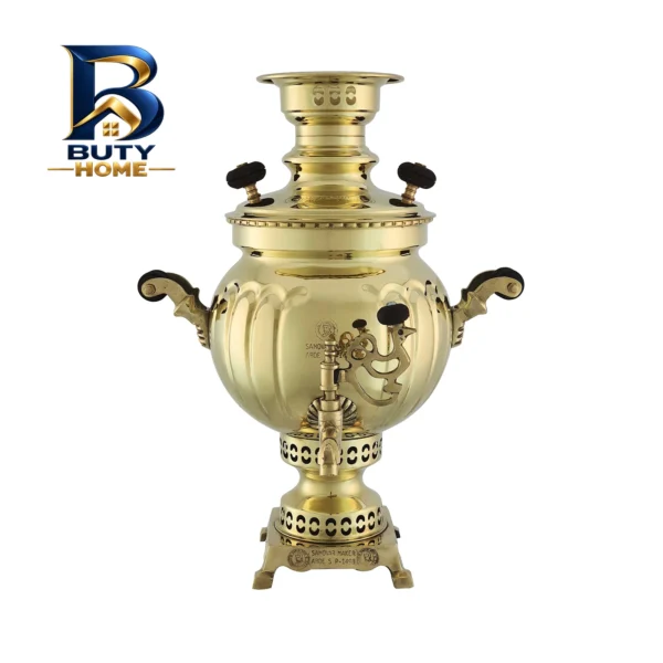 سماور زغالی عبدی مدل صدف با گنجایش 3.5 لیتر