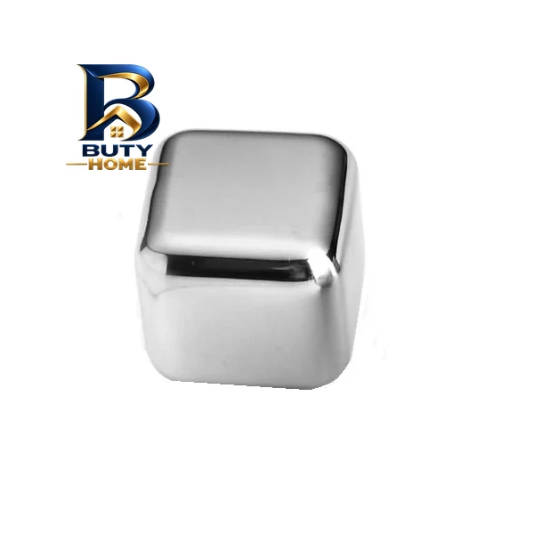 قالب یخ استیل مدل مکعبی مجموعه ۴ عددی
