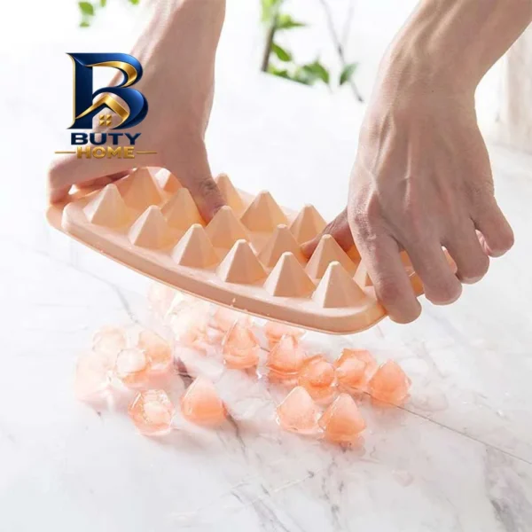 قالب یخ مدل هرمی الماسی به گز