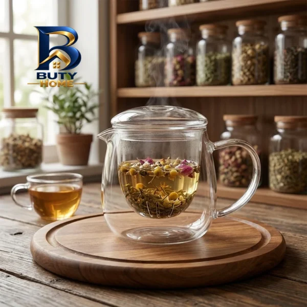 دمنوش ساز ۳۰۰ml (با شعله مستقیم)مدل KINYU TEA FOR ONE TZ۰۰۲ اصل