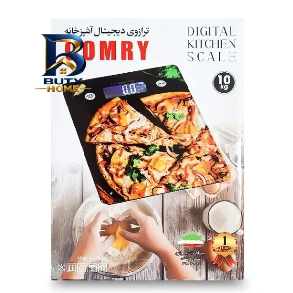 ترازو آشپزخانه دیجیتال کمری مدل پیتزایی حداکثر ظرفیت قابل اندازه گیری ۱۰ کیلوگرم با دقت ۱۰ گرم اصل