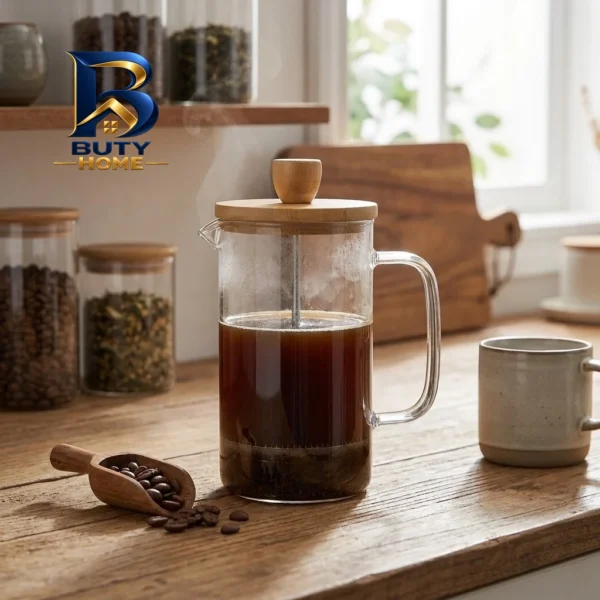فرنچ پرس مدل درب بامبو با کد ۶۰۰
