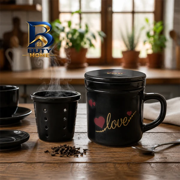 لیوان دمنوش ساز مدل نرگس کد 18185xlove