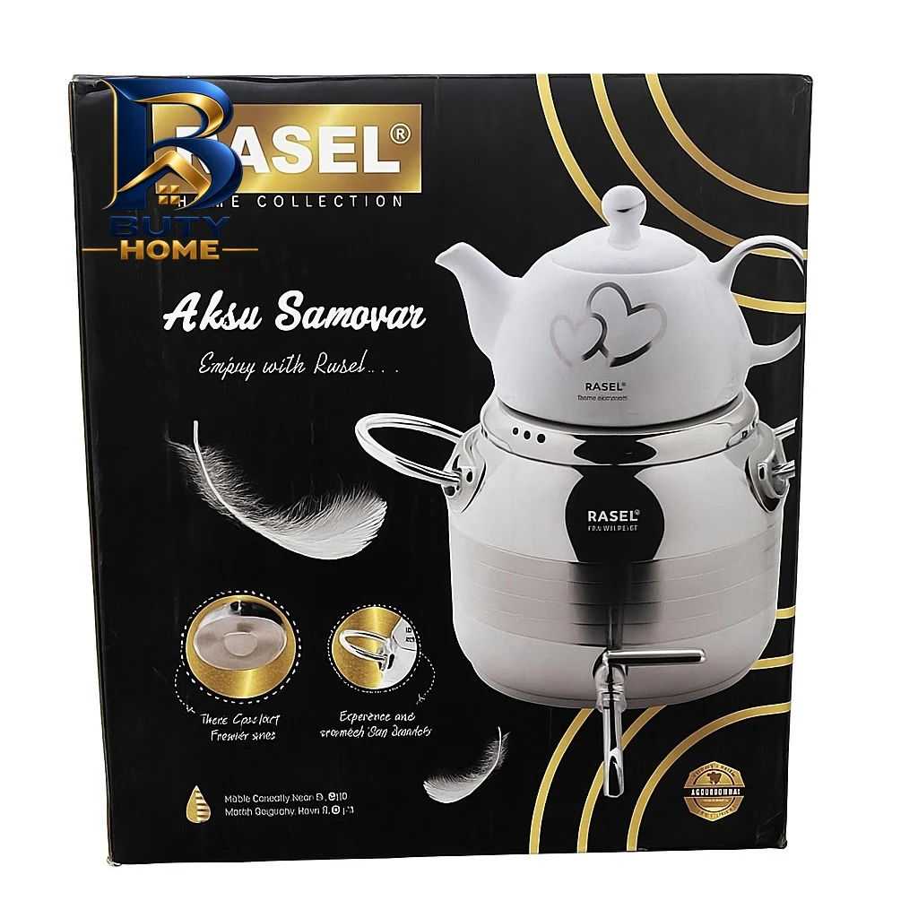 ست کتری و قوری راسل مدل IR-۱۰۹s گنجایش ۴ لیتر گنجایش ۱ لیتر اصل
