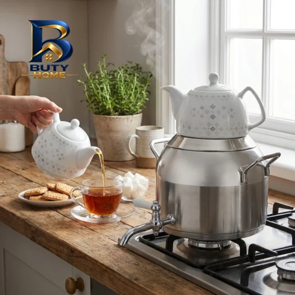کتری و قوری کاندید مدل دانته گنجایش ۵ لیتر ۰.۵ لیتر اصل