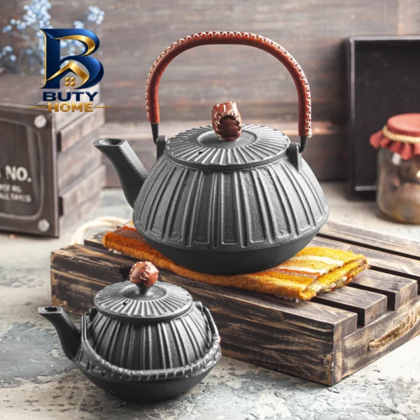 کتری و قوری چدن نالینو مدل Fiorella