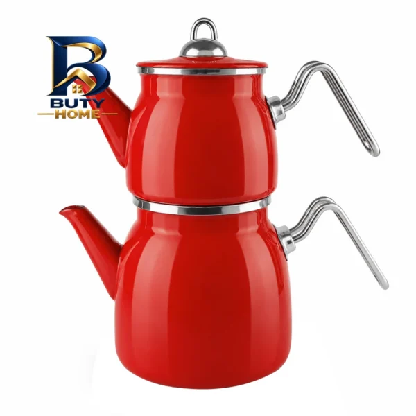ست کتری قوری رسا مدل KR۰۴ گنجایش ۲.۱ لیتر گنجایش ۱.۲ لیتر اصل