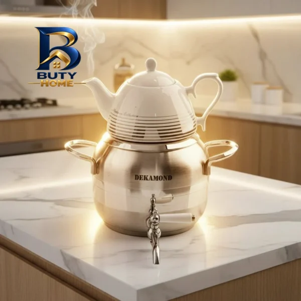 ست کتری و قوری دکاموند مدل ۹۰۶۹ گنجایش ۳.۵ لیتر گنجایش ۱ لیتر اصل