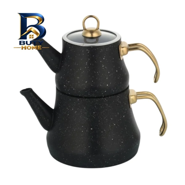 ست کتری و قوری مدل گرانیتی لایت گنجایش ۲ لیتر ۰.۸ لیتر اصل