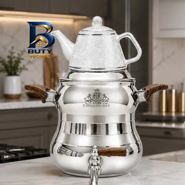 ست کتری و قوری سرهوم مدل 102012 با گنجایش ۴ لیتر ۰.۵ لیتر