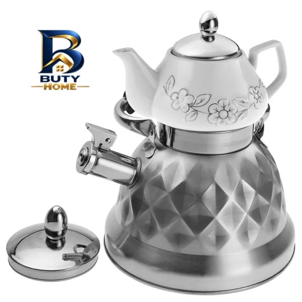 ست کتری و قوری مدل ۴۰۳۶ گنجایش ۳ لیتر گنجایش ۰.۷۵ لیتر اصل