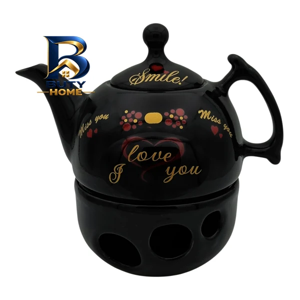 ست قوری و وارمر مدل شقایق کد 2415 با گنجایش 600 میلی لیتر